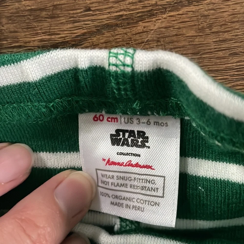 Hanna Andersson Yoda pajamas for baby